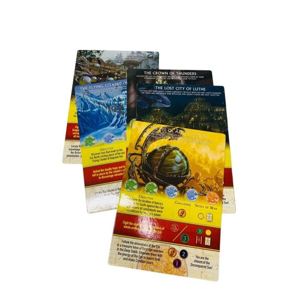 Legacy of the Unconquered Sun Game Replacement 5 Epic Quest Cards Exalted 2nd Ed - Picture 5 of 6